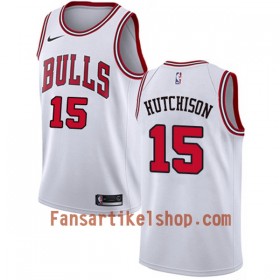 NBA Chicago Bulls Trikot Chandler Hutchison 15 Nike Weiß Swingman - Herren